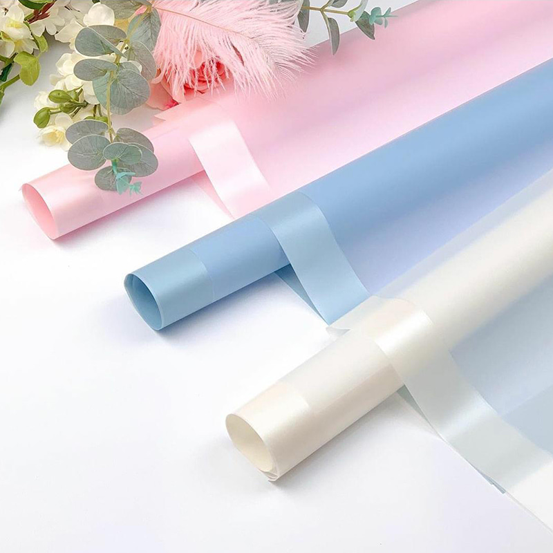 MYHC-09 Váy phồng 57 × 57cm (± 2cm) Màng bao bì hoa màu trơn