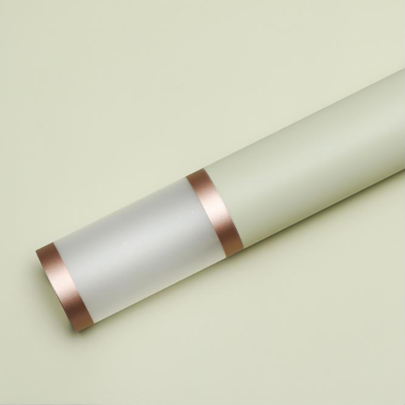 Phim đóng gói nệm hoa đôi cạnh vàng MYHC-10 Bopp Matt Flower