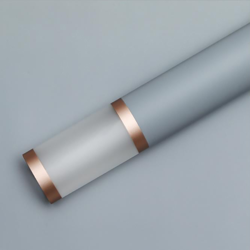 Phim đóng gói nệm hoa đôi cạnh vàng MYHC-10 Bopp Matt Flower