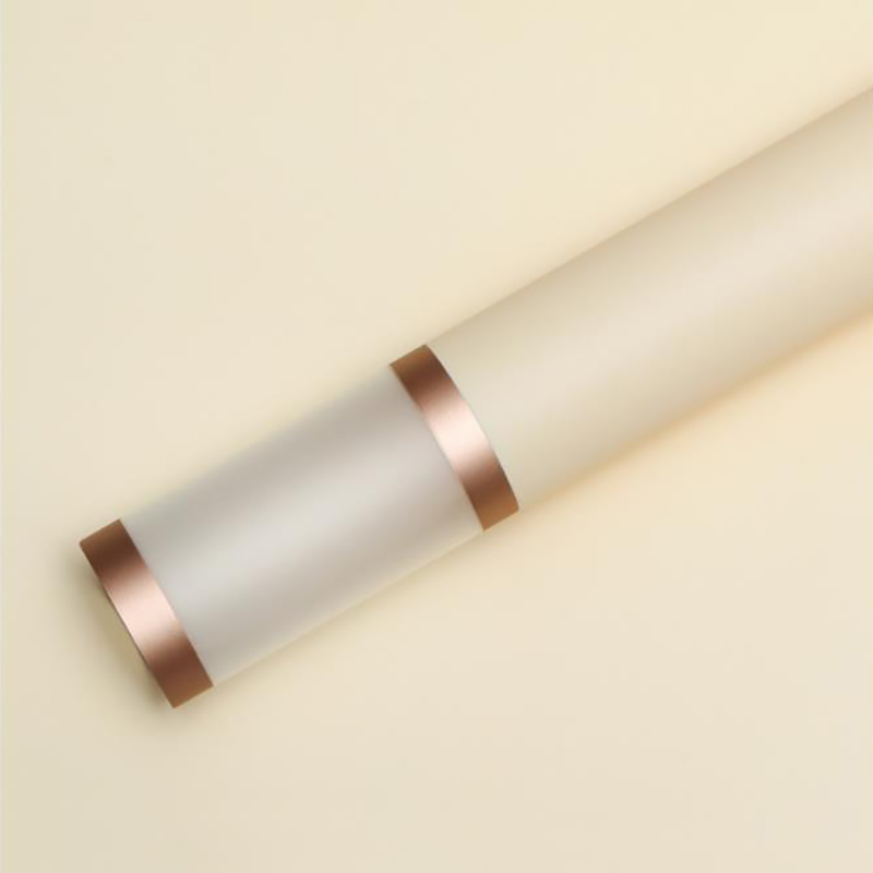 Phim đóng gói nệm hoa đôi cạnh vàng MYHC-10 Bopp Matt Flower