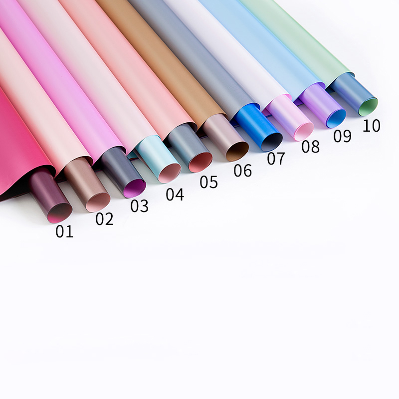 Giấy gói hoa chống nước hai mặt màu ngọc trai MYHC-32