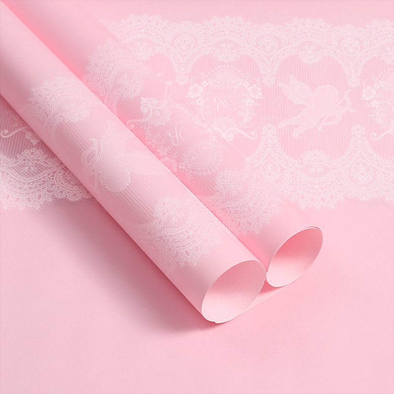 MYHC-46 Mẫu ren BOPP Bao bì hoa không thấm nước