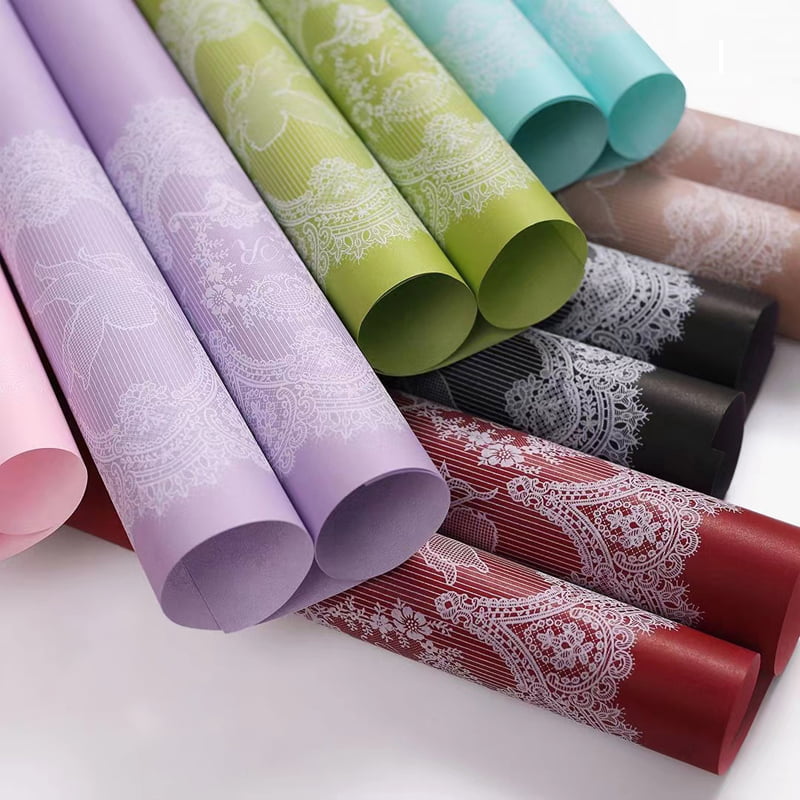MYHC-46 Mẫu ren BOPP Bao bì hoa không thấm nước