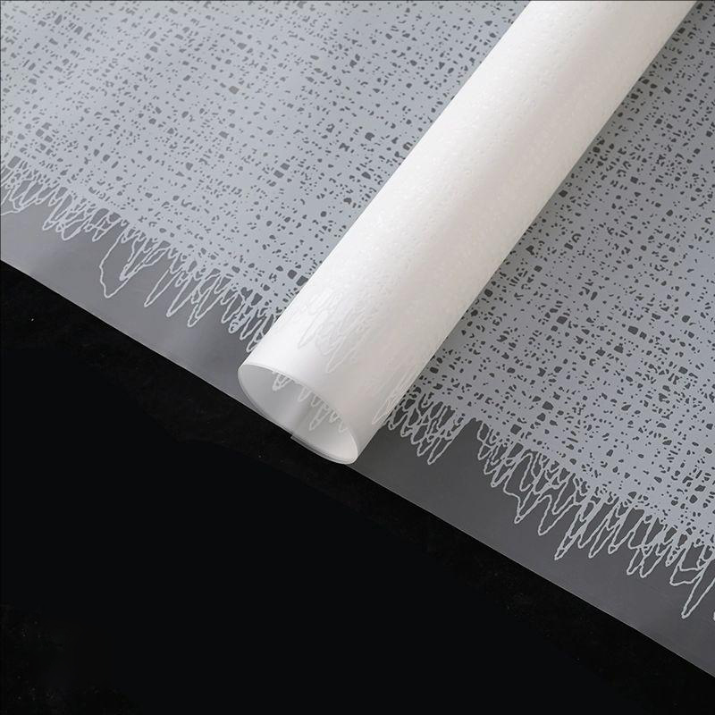MYHC-67 Vải dệt đơn sắc đáy trong suốt Mẫu bao bì hoa nhựa