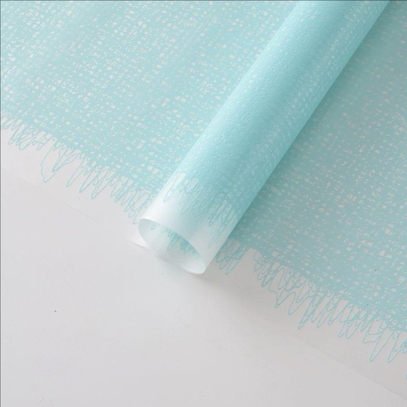 MYHC-67 Vải dệt đơn sắc đáy trong suốt Mẫu bao bì hoa nhựa