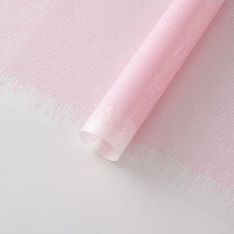 MYHC-67 Vải dệt đơn sắc đáy trong suốt Mẫu bao bì hoa nhựa
