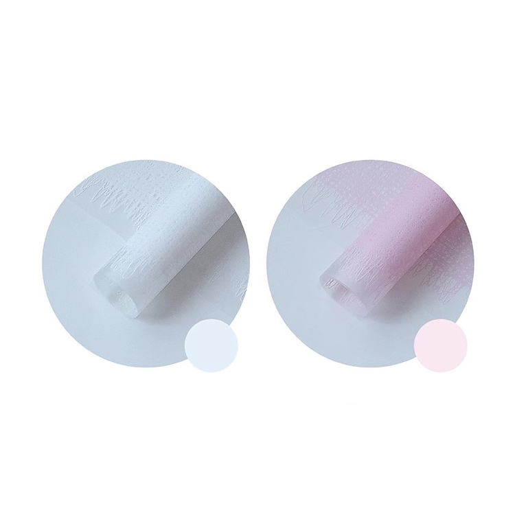 MYHC-67 Vải dệt đơn sắc đáy trong suốt Mẫu bao bì hoa nhựa
