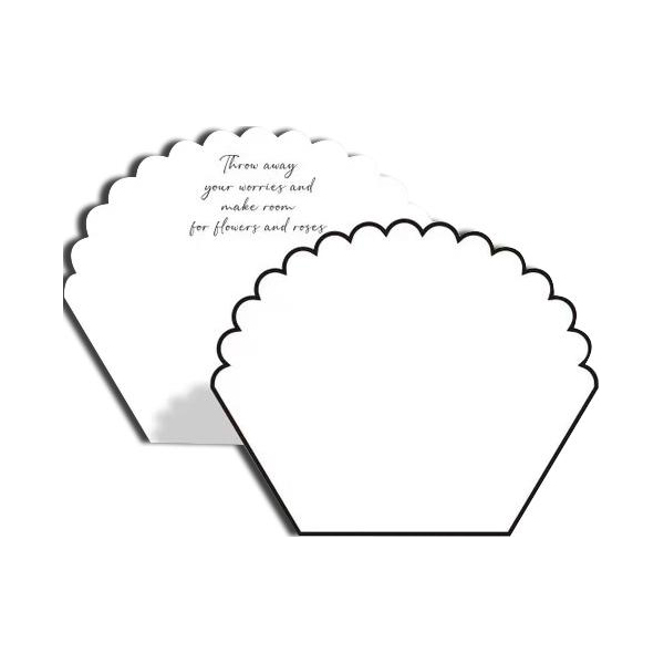 Giấy gói hoa bông hình cánh hoa đơn sắc MYHC-71