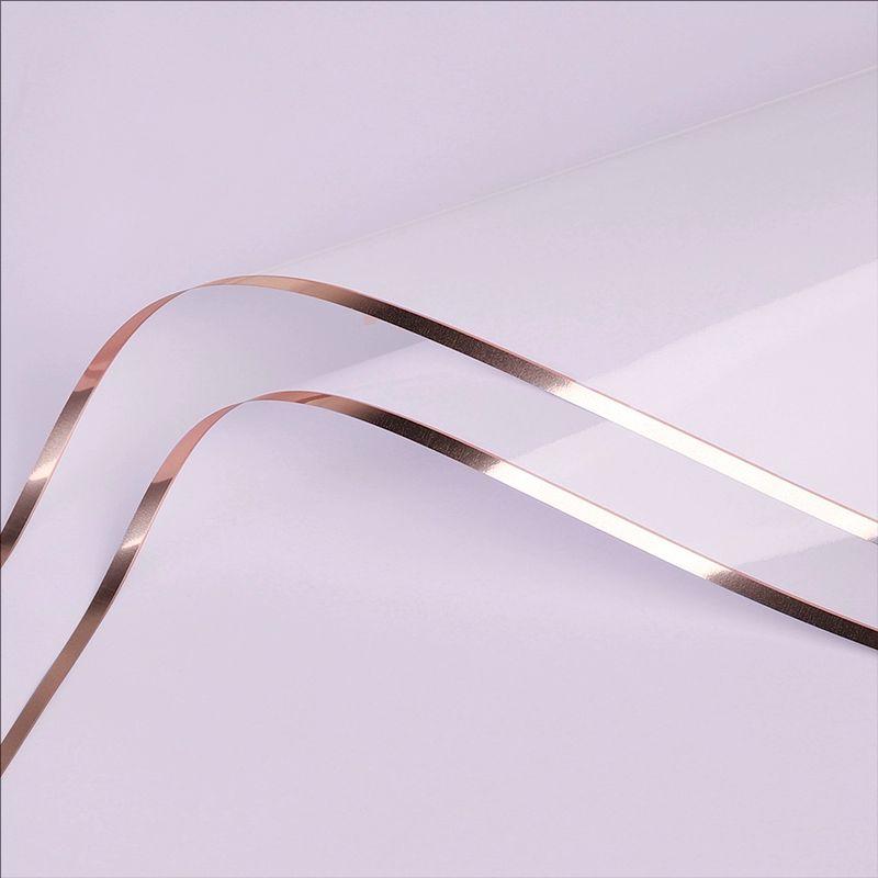 MYHC-72 Phim ánh sáng nước cạnh vàng màu rắn Phim bao bì hoa trong suốt