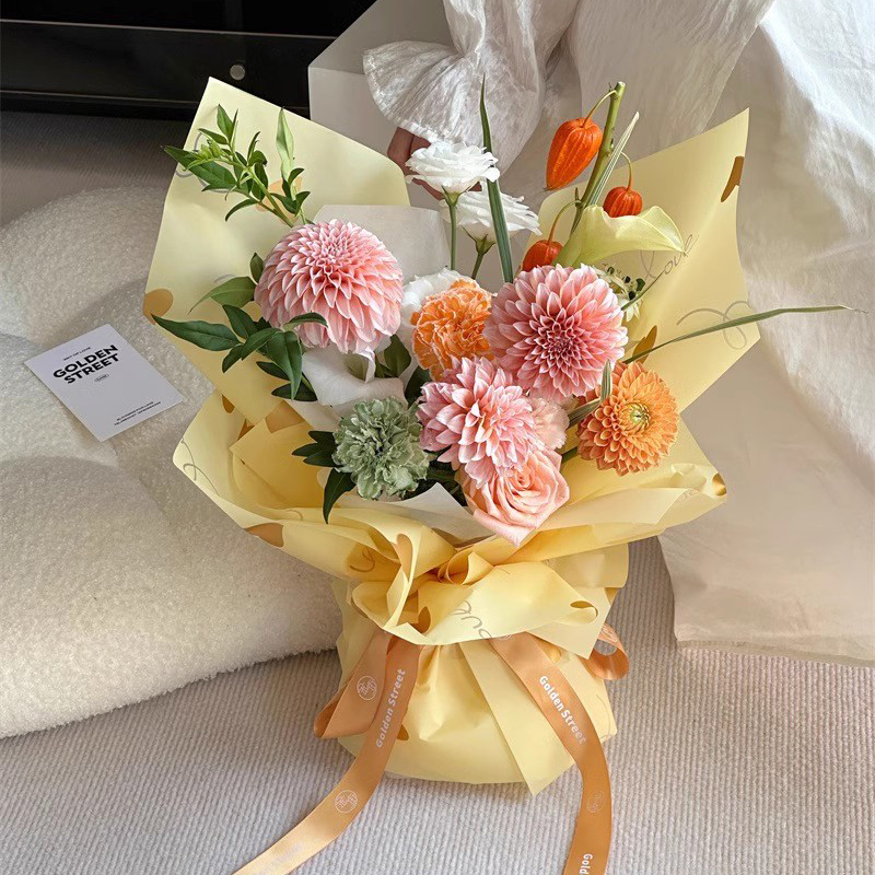 MYHC-75 6 màu Phim đóng gói hoa mờ 57 × 57cm (± 2cm)