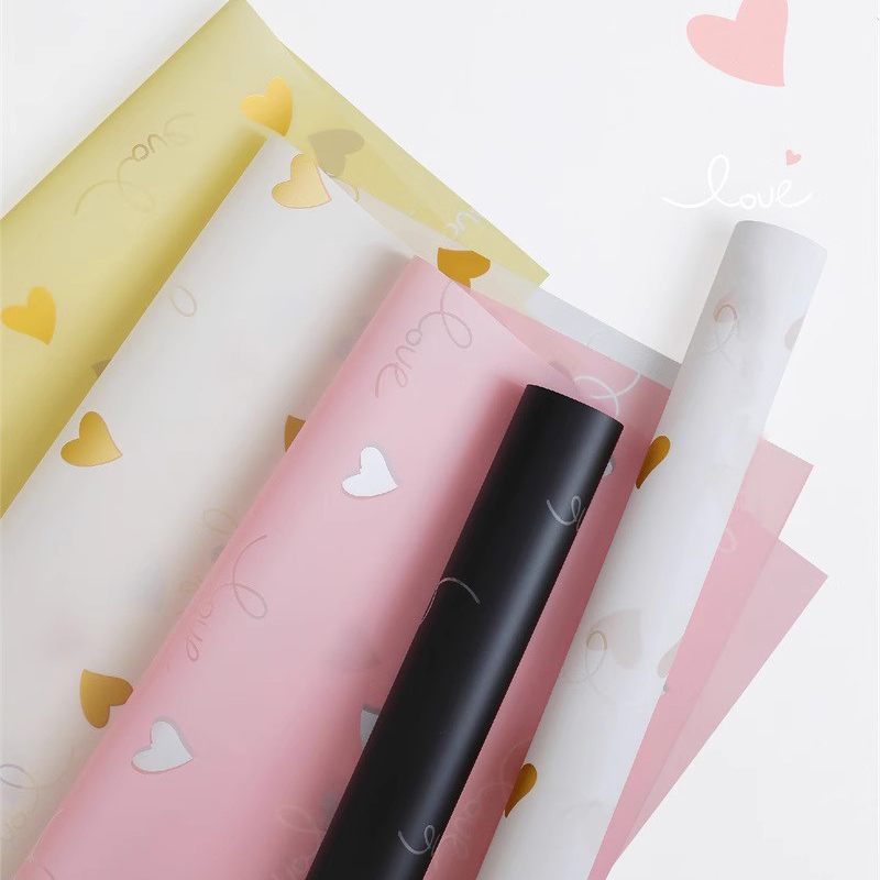 MYHC-75 6 màu Phim đóng gói hoa mờ 57 × 57cm (± 2cm)