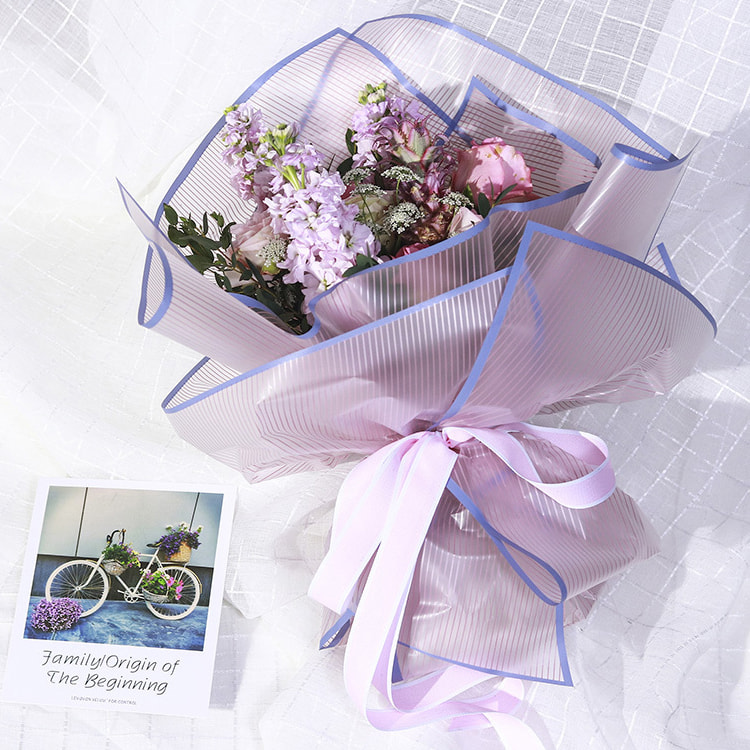 Giấy gói hoa sọc