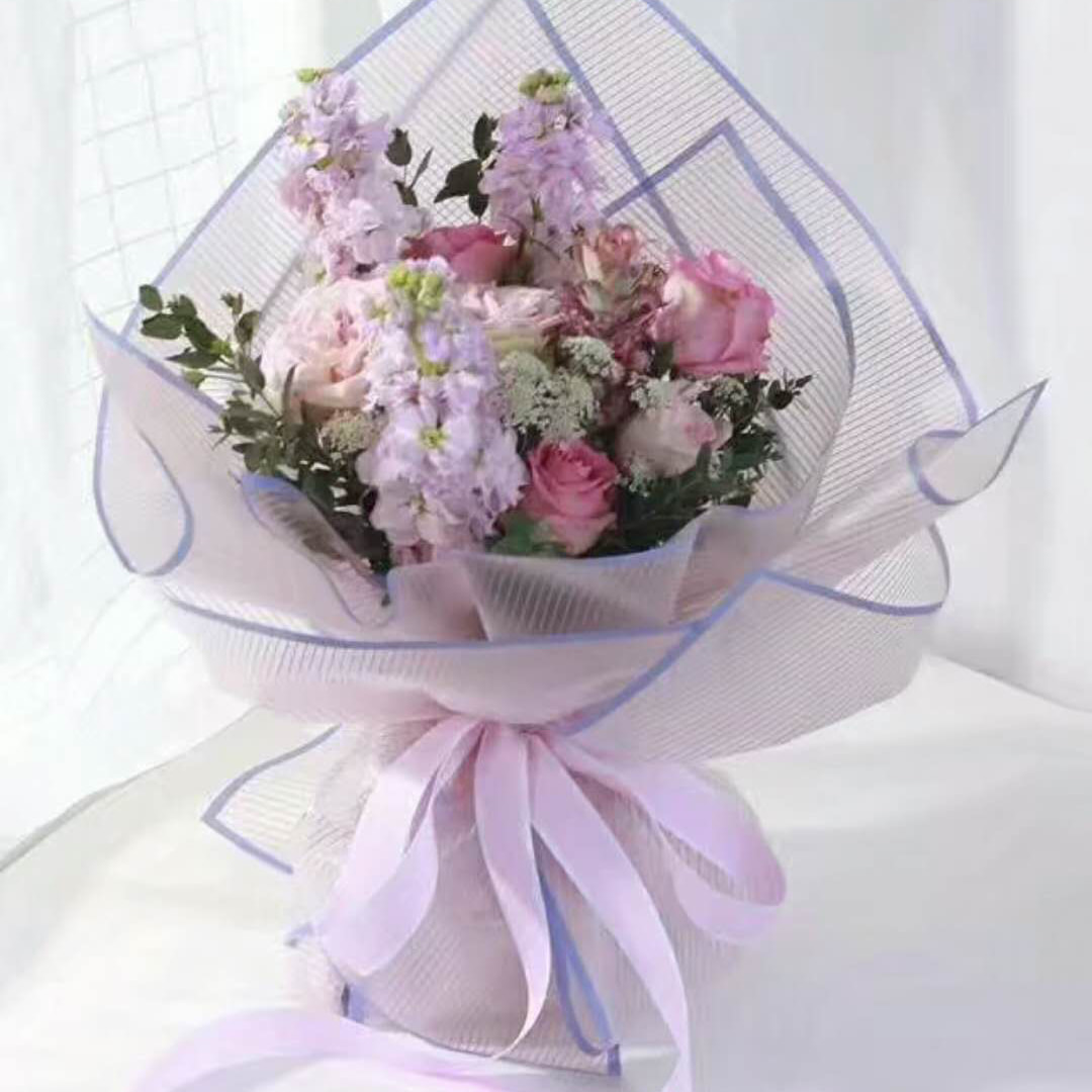 Giấy gói hoa sọc