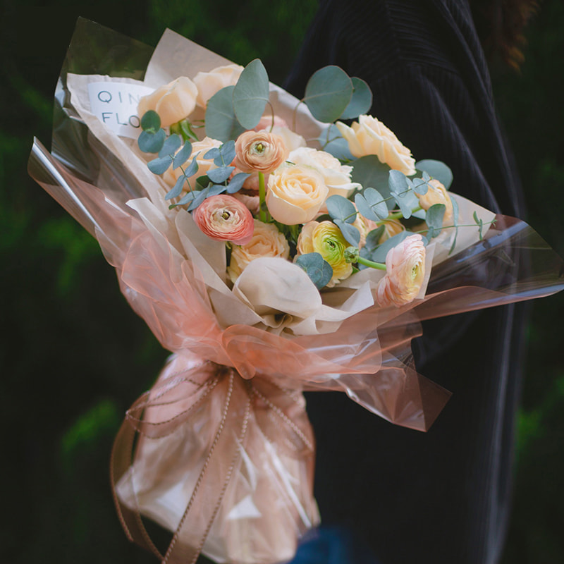 Giấy gói hoa thủy tinh trong suốt không thấm nước