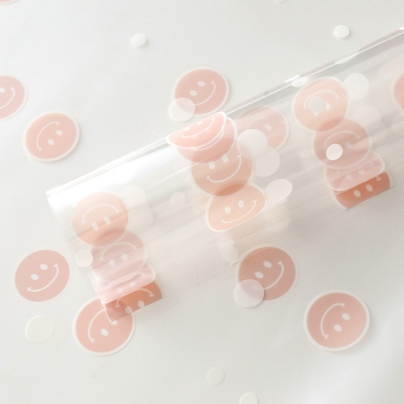 Giấy gói hoa mặt cười OPP Cellophane