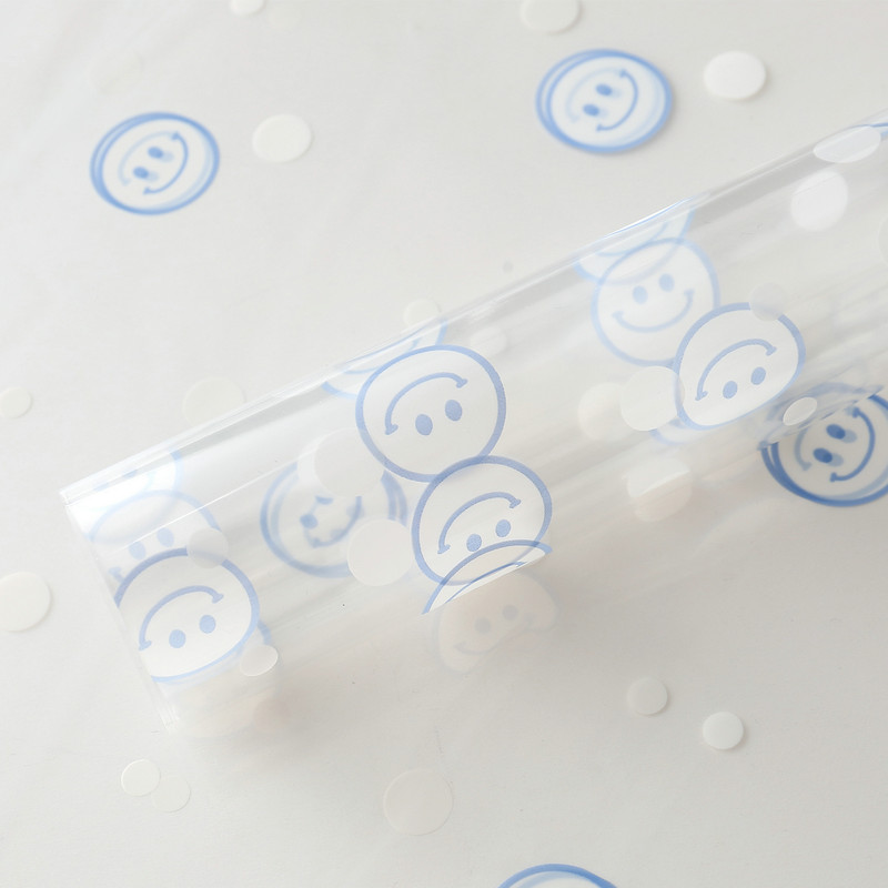 Giấy gói hoa mặt cười OPP Cellophane