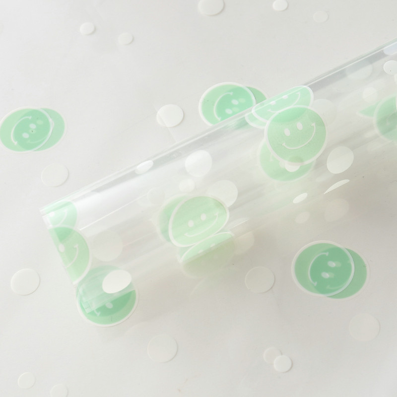 Giấy gói hoa mặt cười OPP Cellophane