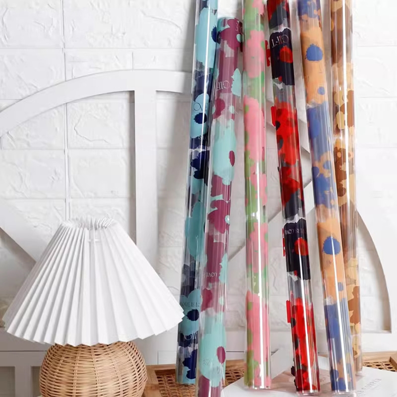Cuộn giấy bọc hoa nhựa chống nước 58x58cm