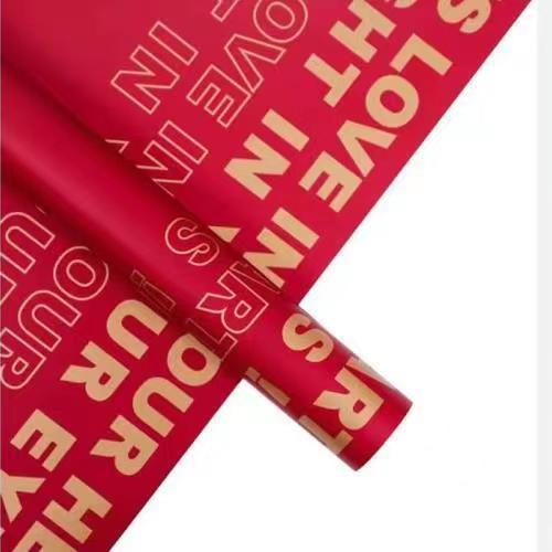 Giấy gói có chữ nghệ thuật