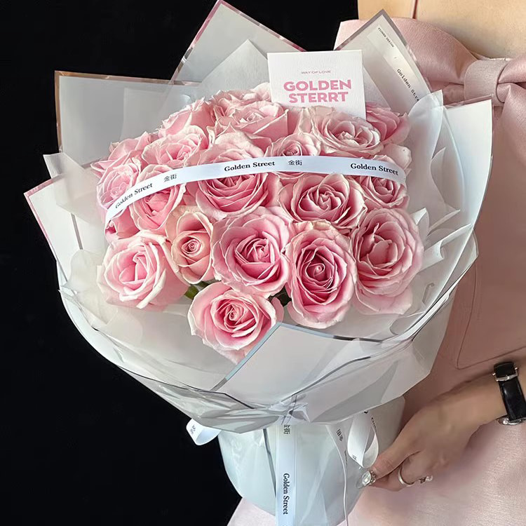 Giấy gói hoa màng nước bóng ion bạc