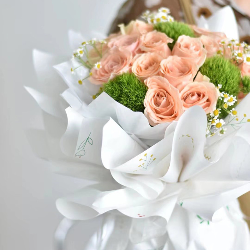 Màng bao bì bó hoa nhựa chống sương mù và chống ẩm
