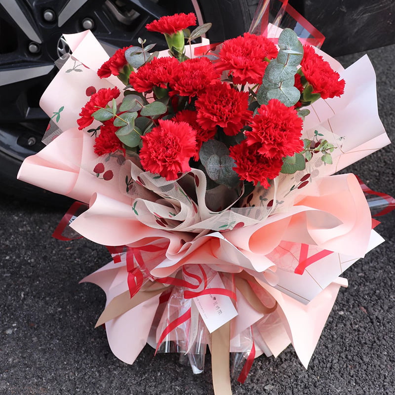 Giấy hoa nhựa đục dày
