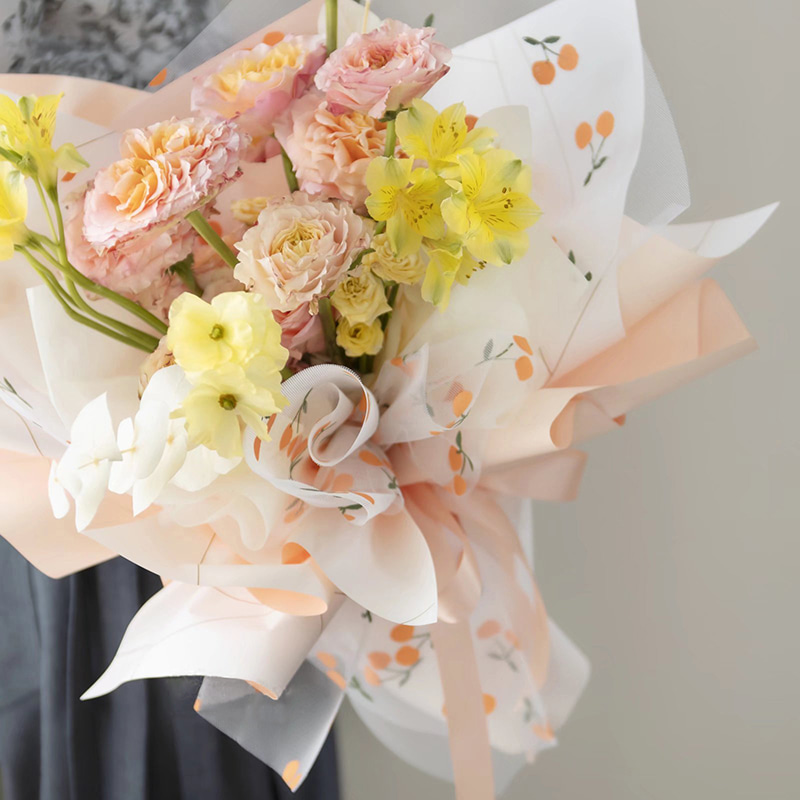 Giấy hoa nhựa đục dày