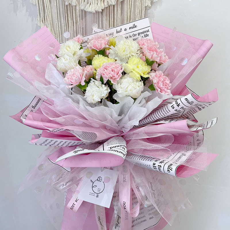 Giấy gói hoa báo tiếng Anh